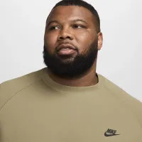 Nike Sportswear Tech Fleece чоловічі Crew колір коричневий