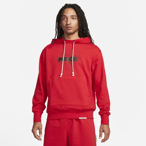 Nike Dri-FIT Standard Issue чоловічі Pullover баскетбольні Толстовка з капюшоном колір червоний