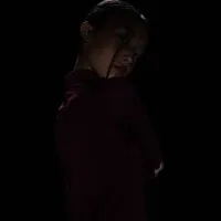 Nike Pro Big детские (Girls') Therma-FIT 1/2-Zip Long-Sleeve Top цвет красный