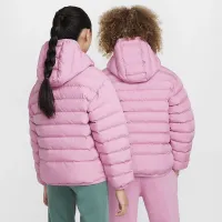 Nike Sportswear Lightweight Synthetic Fill Big детские Loose Hooded Куртка Pink