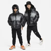 Nike Sportswear Heavyweight Synthetic Fill EasyOn Big Kids' Therma-FIT Repel Loose Hooded Куртка цвет черный