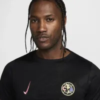Club Америка Academy Pro Third мужские Nike Dri-FIT Soccer Pre-Match Top цвет черный