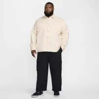 Nike SB Long-Sleeve Woven Skate Top колір коричневий
