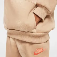 Nike Sportswear Powder Play Toddler Lightweight Fleece 2-Piece Pullover Толстовка с капюшоном набор цвет коричневый