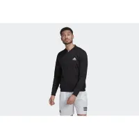 Кофта/футболка adidas Tennis Stretch-Woven H67151 -  Черная