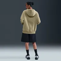 Nike Sportswear Phoenix Fleece женская оверсайз Pullover Толстовка с капюшоном цвет коричневый