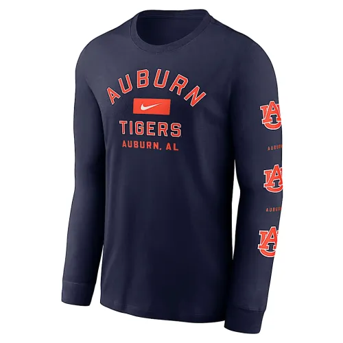 Auburn Campus Classic Location чоловічі Nike College Long-Sleeve футболка блакитний