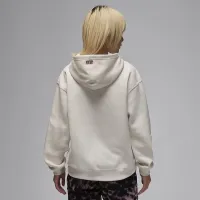 Nike Jordan Brooklyn Fleece жіноча Pullover Толстовка з капюшоном колір сірий