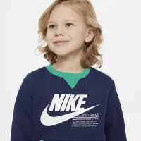 Nike Sportswear Paint Your Future Little дитячі French Terry Crew блакитний