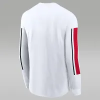 Ohio State Buckeyes Local Spirit Slogan мужские Nike College Long-Sleeve футболка цвет белый