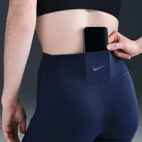 Nike One женская С высокой Талией 7/8 лосины с карманамисиний