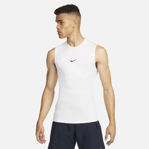 Nike Pro чоловічі Dri-FIT Tight Sleeveless Fitness Top колір білий