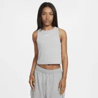 Nike Sportswear Girls' Ribbed Tank Top цвет серый