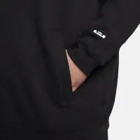 Nike LeBron мужские Pullover Fleece Толстовка с капюшоном цвет черный