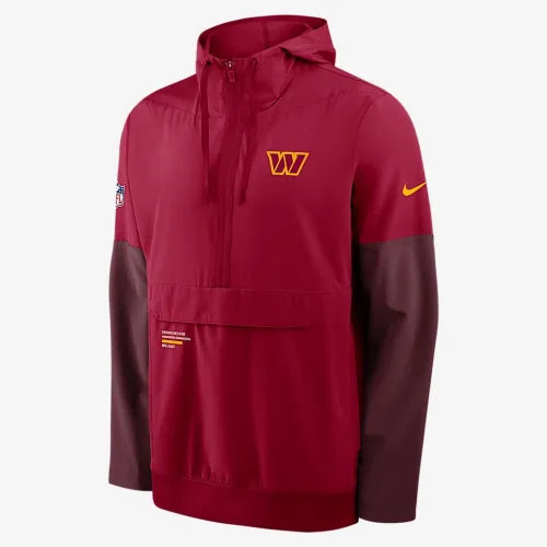 Washington Commanders Well Rounded Anorak мужские Nike NFL 1/2-Zip Hooded Куртка цвет красный