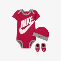 Nike Futura Baby (0-9M) 3-Piece Bodysuit Box набор Pink