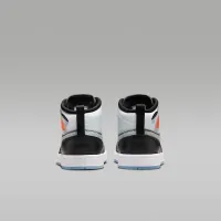 Nike Jordan 1 Mid Sneaker School Little дитячі Кросівки колір чорний