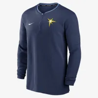 Tampa Bay Rays Authentic Collection чоловічі Nike Dri-FIT MLB 1/2-Zip Long-Sleeve Top блакитний