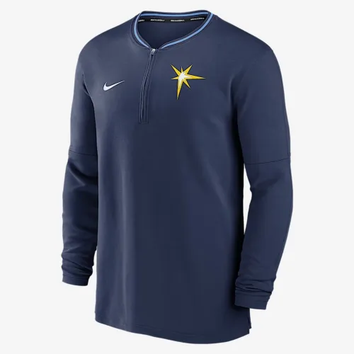 Tampa Bay Rays Authentic Collection чоловічі Nike Dri-FIT MLB 1/2-Zip Long-Sleeve Top блакитний