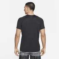 Nike Essential чоловічі Short-Sleeve Hydroguard Swim Shirt колір чорний