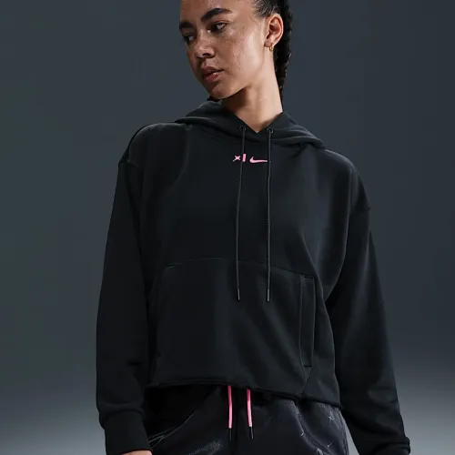 Nike A'ja Wilson жіноча оверсайз Cropped баскетбольні Толстовка з капюшоном колір чорний