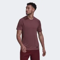 Футболка adidas Yoga тренувальні HC2642 - бордова