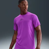 Nike Pro тренувальні чоловічі Dri-FIT Short-Sleeve Top колір фіолетовий