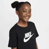 Nike Sportswear Big дитячі (Girls') Cropped футболка колір чорний