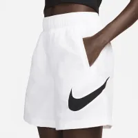 Nike Sportswear Essential жіноча High-Rise Woven шорти колір білий