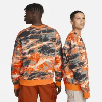 Nike ACG Nike Therma-FIT Fleece Allover Print Crew Orange
