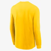 Nike Michigan Wolverines баскетбольные Icon мужские Jordan College Long-Sleeve футболка синий
