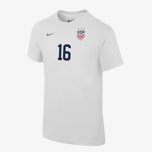 Rose Lavelle USWNT Big дитячі Nike Soccer футболка колір білий