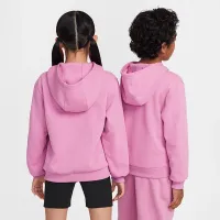 Nike Sportswear Club Fleece Big дитячі Pullover Толстовка з капюшоном Pink