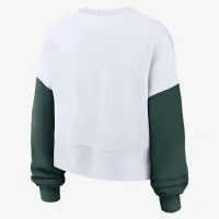 Michigan State Spartans Primetime жіноча Nike College Pullover Crew колір білий