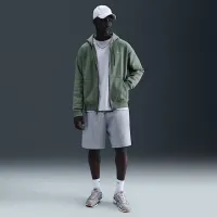 Nike Solo Swoosh чоловічі Full-Zip Fleece Толстовка з капюшоном колір сірий