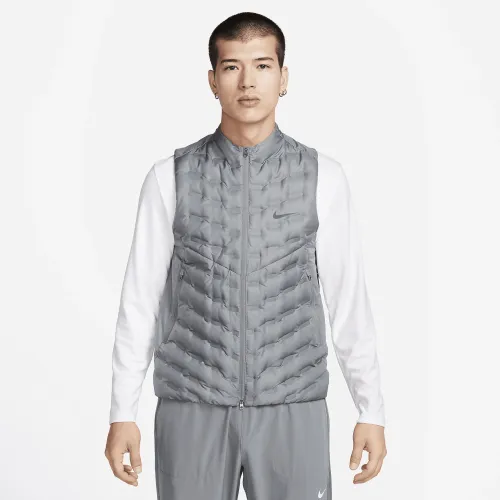 Nike Therma-FIT ADV Repel AeroLoft чоловічі Down Running Vest колір сірий