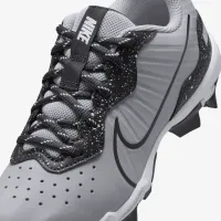 Nike Alpha Huarache 4 Keystone Little/Big дитячі бейсбольні бутси колір сірий