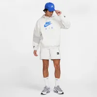 Nike Air мужские Fleece Pullover Толстовка с капюшоном цвет серый