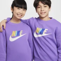 Nike Sportswear Club Fleece Big детские свитшот цвет фиолетовый