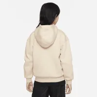 Nike Sportswear Club Fleece Big детские оверсайз Full-Zip Толстовка с капюшоном цвет коричневый
