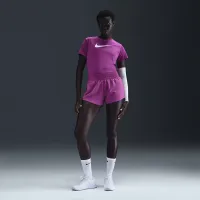 Nike жіноча Dri-FIT Graphic футболка колір фіолетовий