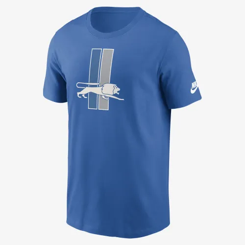 Detroit Lions Rewind Logo Essential мужские Nike NFL футболка синий