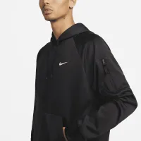 Nike Therma мужские Therma-FIT Hooded Fitness Pullover цвет черный
