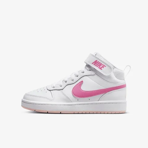 Nike Court Borough Mid 2 Big дитячі Кросівки колір білий