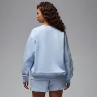 Nike Jordan Brooklyn Fleece жіноча Crew-Neck світшот блакитний