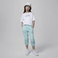 Nike Jordan Big дитячі Galaxy Game футболка колір білий