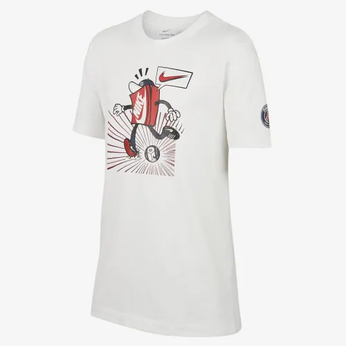 Paris Saint-Germain Big дитячі Nike Soccer футболка колір білий