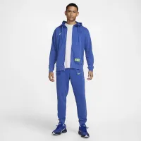 FC Barcelona Club Third мужские Nike Soccer French Terry Full-Zip Толстовка с капюшоном синий