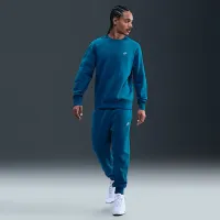 Nike Club мужские Fleece Crew синий