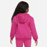 Nike Sportswear Club Fleece Holiday Shine Толстовка с капюшоном Little Kids Толстовка с капюшоном Pink